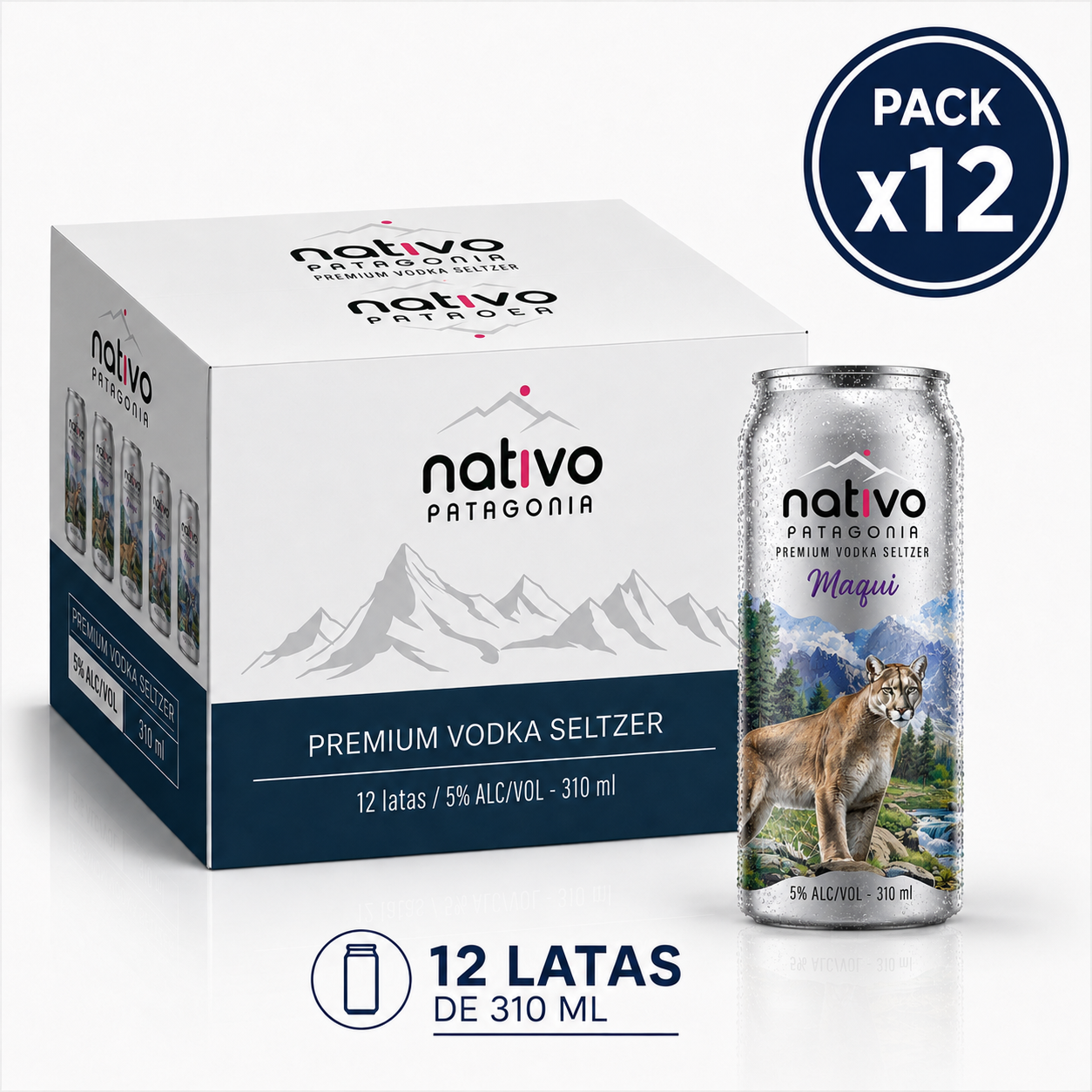 Maqui Vodka Seltzer 12 x 310 ml